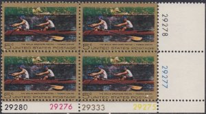 1335 Thomas Eakins Plate Block MNH