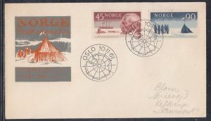 Norway Scott 399-400 FDC - Roald Amundsen