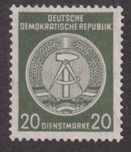 Germany DDR O8 Arms of Republic 1954