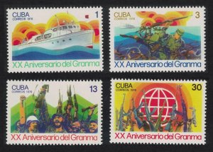 Caribic Ship Militaria 4v 1976 MNH SG#2333-2336