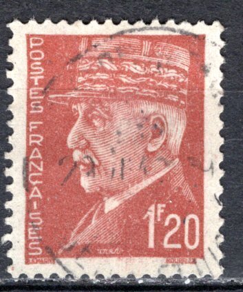 France; 1942: Sc. # 438:  Used Single Stamp