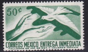 Mexico E20 Mint Never Hinged MNH Birds, Pigeon, Hands