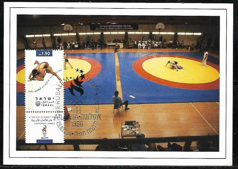 Israel 1996 Atlanta Olympic Games Wrestling Maximum Card 