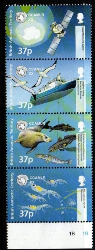 BRITISH ANTARCTIC TERR. SG347a 2002 ANTARCTIC LIVING RESOURCES   MNH