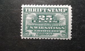  US #WS1 mint hinged e205 9233