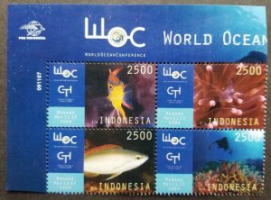 Indonesia World Ocean Conference 2009 Marine Life Fish Coral (stamp title) MNH
