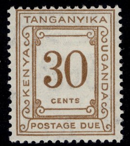 KENYA UGANDA TANGANYIKA GV SG D10, 30c brown, M MINT.