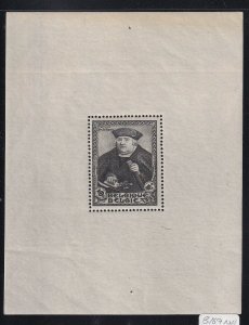 Belgium Scott #'s B169 sheet VF OG never hinged cv $ 450  ! see pic !