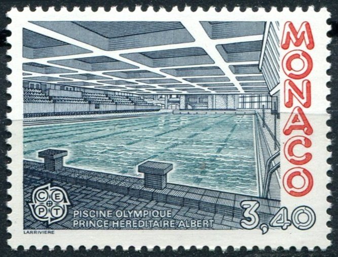 Monaco Sc#1564 MNH, 3.40f multi, Europa (C.E.P.T.) 1987 - Modern Architecture...