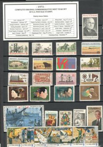 1970-1979 Complete Commemorative Decade Stamp Set All Mint/nh FREE SHIPPING