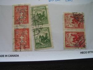 LITHUANIA 382-84 USED PAIRS-