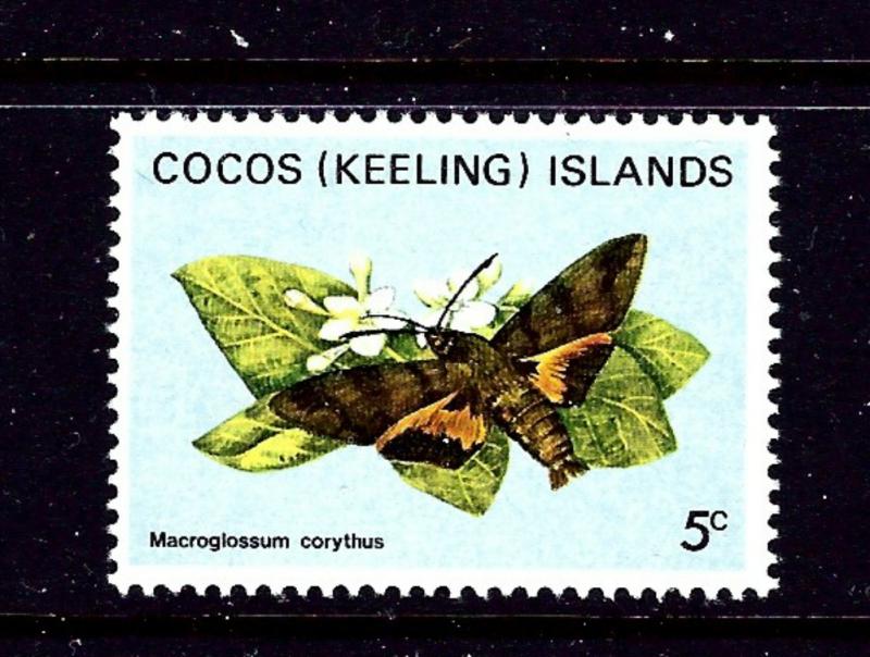 Cocos Is 89 MNH 1982 Butterfly