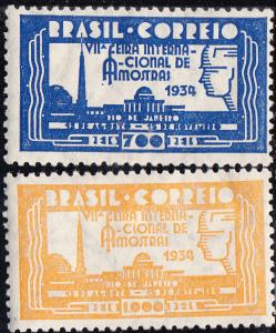 Brazil #387-390 MH