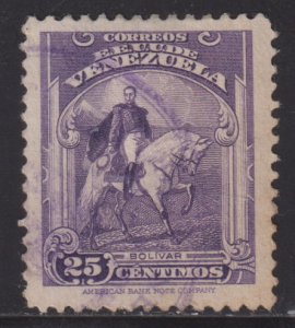 Venezuela 406 Simón Bolívar, Horseback 1947