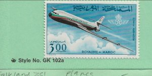 MOROCCO Sc C14 NH issue of 1966 - AVIATION