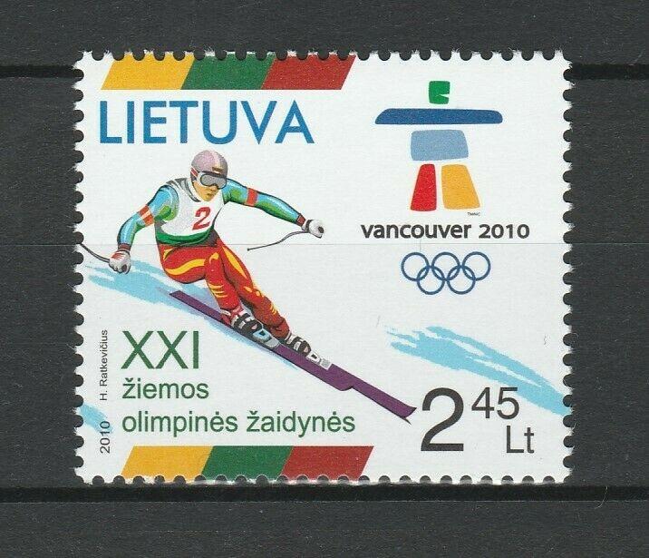 Lithuania 2010 Olympic Games - Vancouver MNH stamp