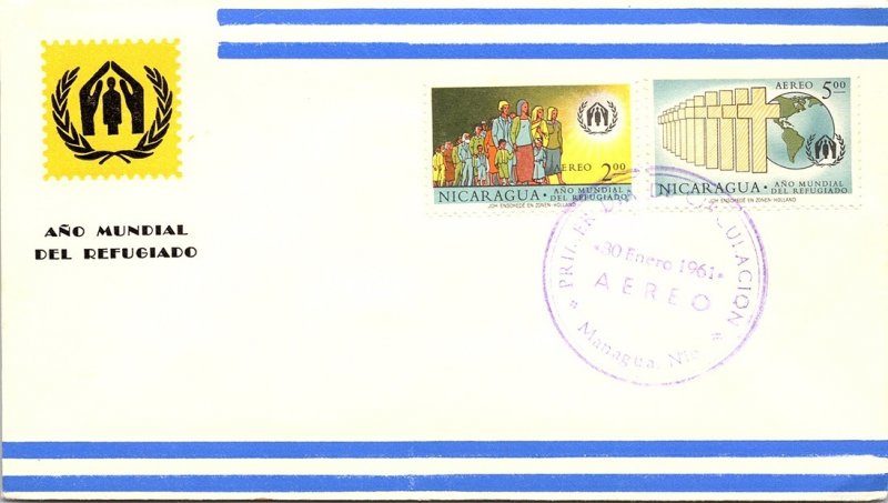 Nicaragua, Worldwide First Day Cover