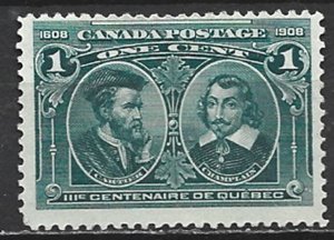 COLLECTION LOT 21605 CANADA #97 UNG 1908 CV+$30