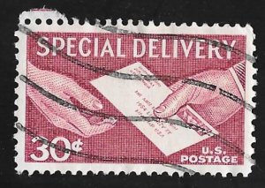 E21 30 cents Letter & Hand Stamp used EGRADED XF 90 XXF