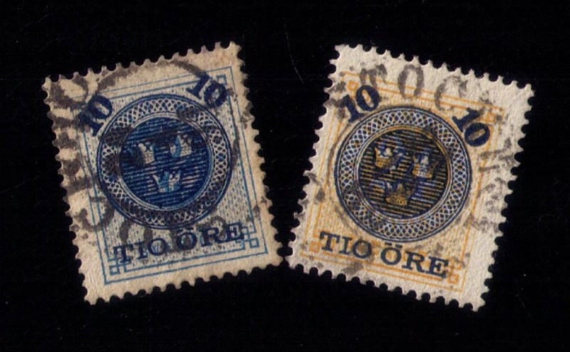 Sweden Sc #50-51 Used VF