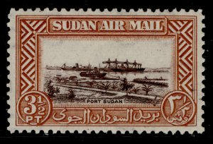 SUDAN GVI SG118, 3½p purple-brown & yellow-brown, M MINT.