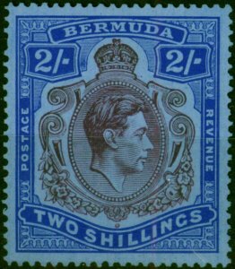 Bermuda 1938 2s Deep Purple & Ultramarine-Grey Blue SG116 V.F VLMM (2)