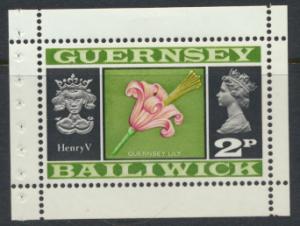 Guernsey SG 47ab SC# 44a MNH Booklet stamps chalky surface see details