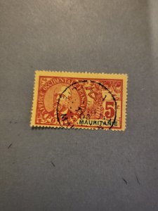 Stamps Mauritania Scott #17 used