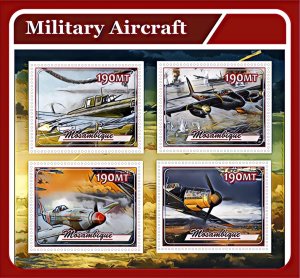 Stamps. Military Aviation  2016 year 1+1 sheets perforated