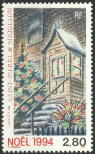 St Pierre & Miquelon #609  MNH - Christmas (1994)