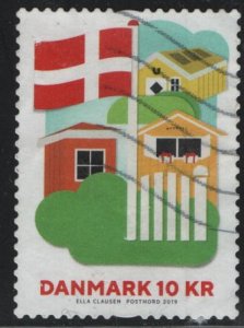 DENMARK  1817 F/VF USED