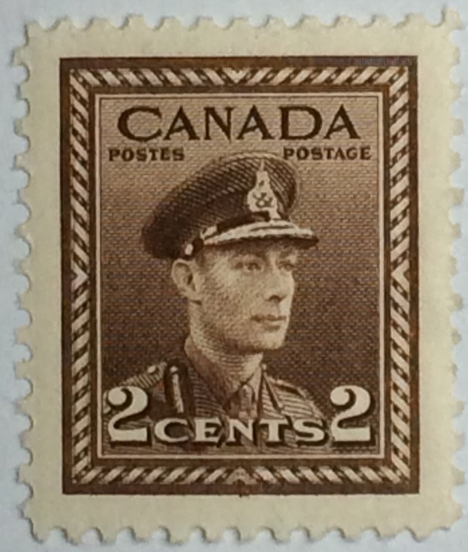 CANADA 1942-43 #250 King George VI War Issue - MH