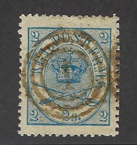 Denmark  SC#11 Used VF+ SCV$35.00.....Great Opportunity!