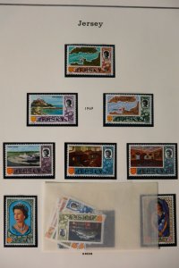 Jersey Mint NH 1969 to 1970s Stamp Collection