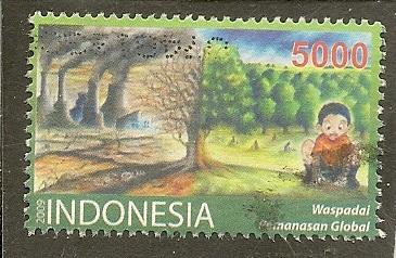 Indonesia    Scott  2185   World Environment Day    Used