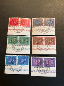 Stamp Luxembourg Scott #B174-9 used