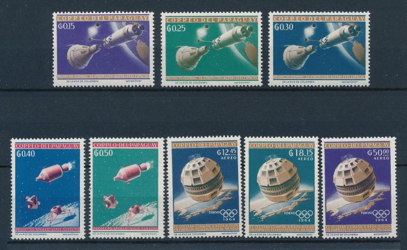 [96944] Paraguay 1964 Space Travel Weltraum Olympic Games  MNH