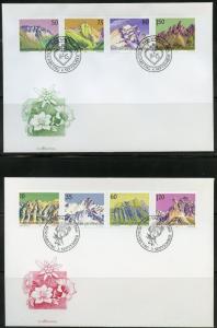 LIECHTENSTEIN LOT IV  OF 24  LATE DATE FIRST DAY COVERS 