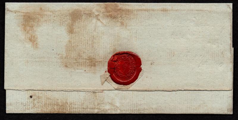 $German Stampless Cover, Lunebourg (department 128)