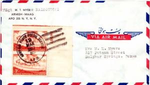 United States A.P.O.'s 3c Kansas Territory (2) 1957 Army-Air Force Postal Ser...