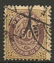Denmark 51a used CV $32.50
