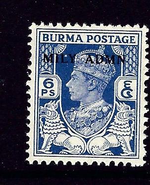 Burma 37 NH 1945 overprint issue