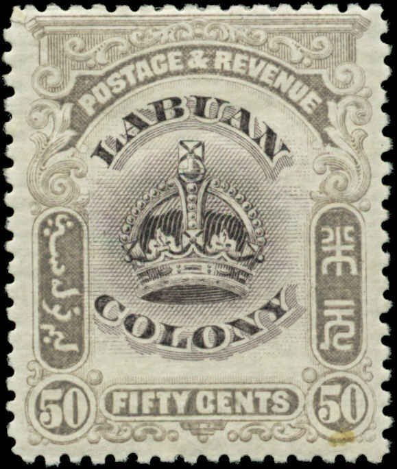 Labuan Scott #108 Mint Hinged