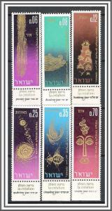 Israel #298-303 New Year W/Tab MNH