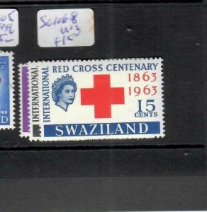 SWAZILAND (P1504B)  QEII   RED CROSS, FFH  SG 106-8    MOG 