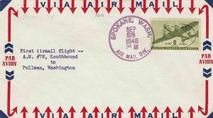 united states 1946 airmail cover ref 13254