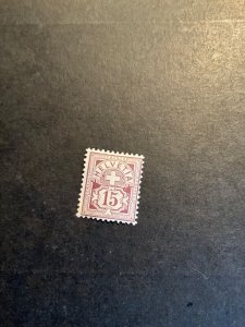 Switzerland Stamp #76 hinged