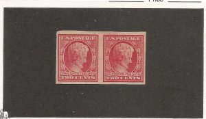 US SCOTT# 368, IMPERF PAIR, MNG