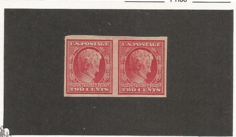 US SCOTT# 368, IMPERF PAIR, MNG