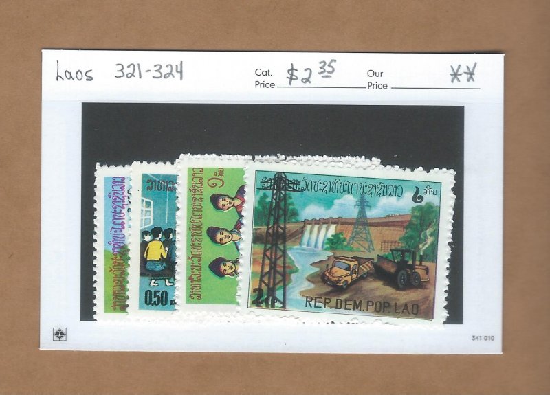 Laos  321-324  MNH